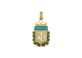 Länderwappen-Halskette-Gold [Argentinien]