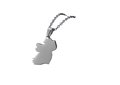 Länderrahmen-Halskette-Silber [Irland]