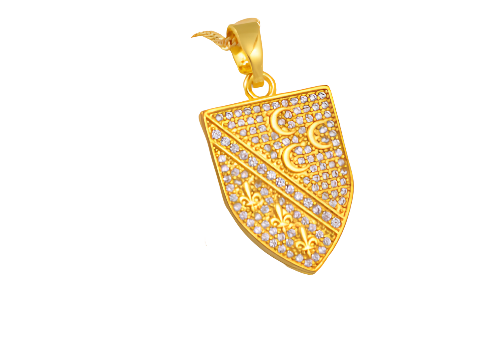 Länderwappen-Halskette-Gold [Bosnien]