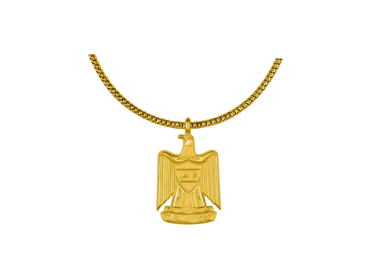 Länderwappen-Halskette-Gold [Irak]