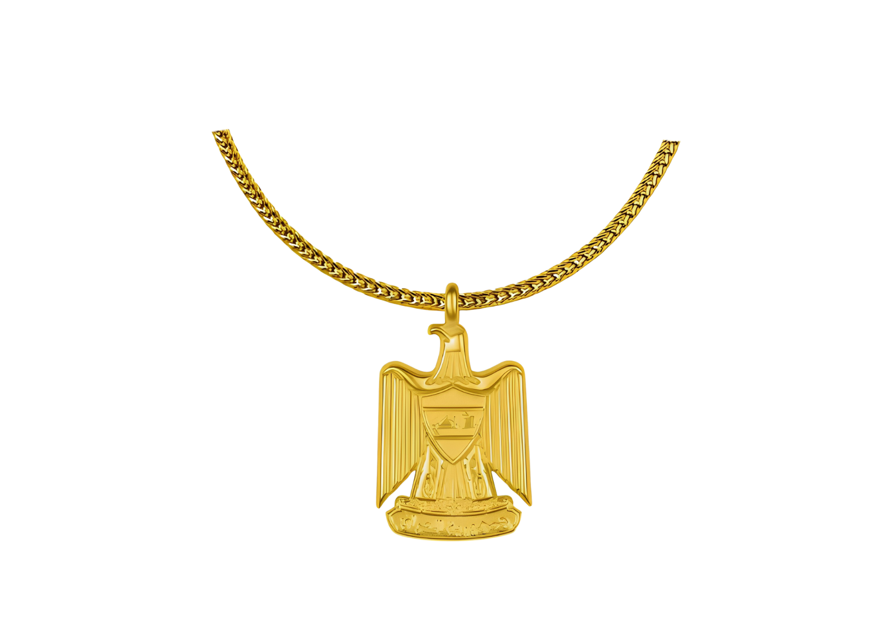Länderwappen-Halskette-Gold [Irak]
